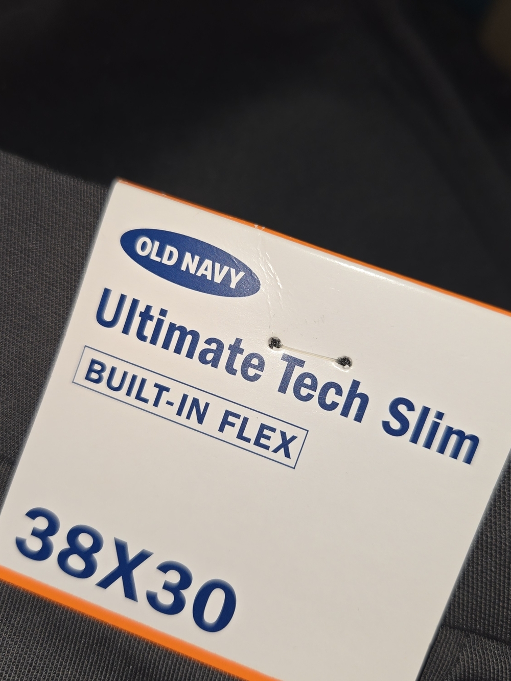 Old Navy NEW Ultimate Tech Slim Built-In Flex Chino Pants - Panther Gray 38x30 - Picture 7 of 12